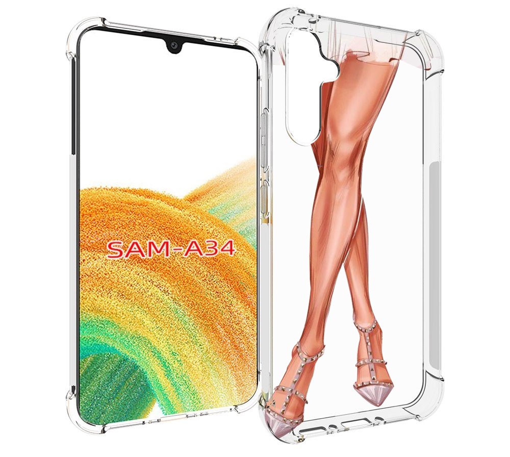

Чехол MyPads Ножки для Samsung Galaxy A34, Tocco