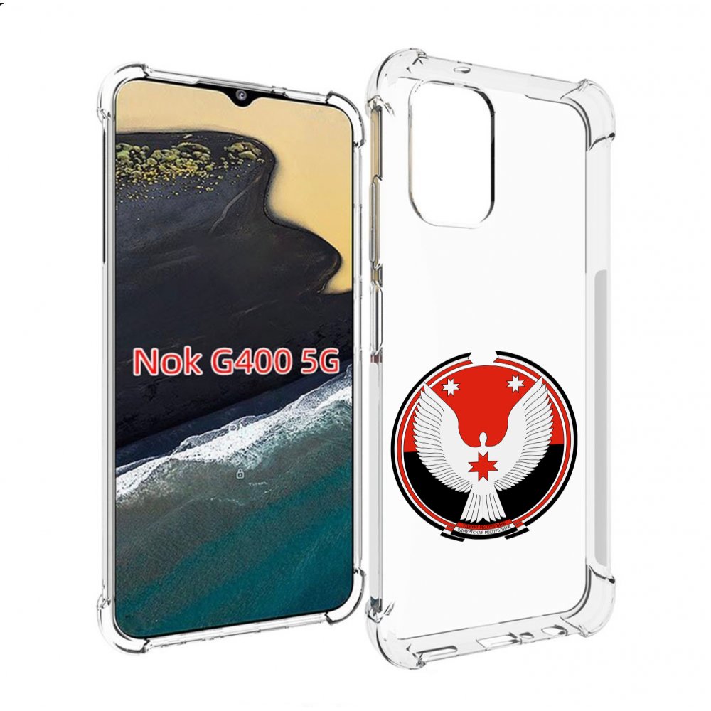 

Чехол MyPads герб-удмуртия-ижевск для Nokia G400 5G, Прозрачный, Tocco