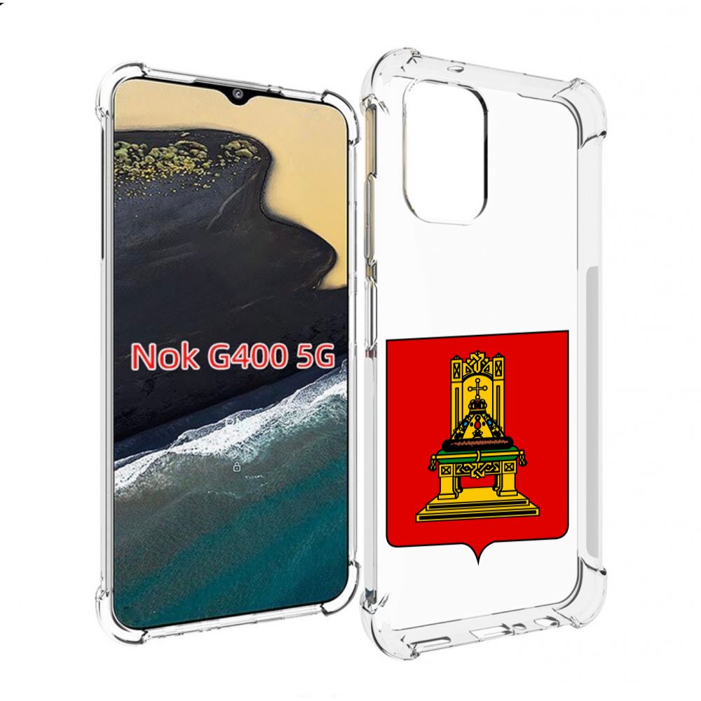 

Чехол MyPads герб-тверская-область для Nokia G400 5G, Прозрачный, Tocco