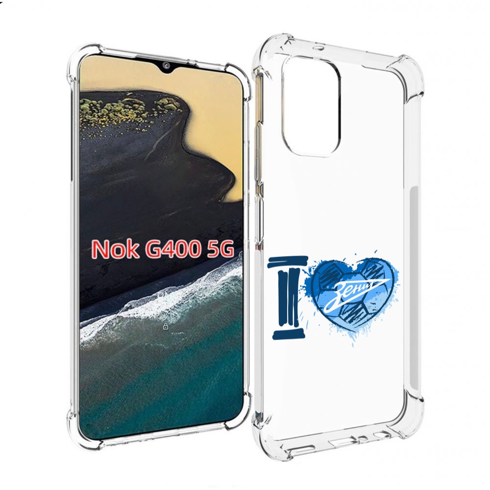 

Чехол MyPads ФК я люблю зенит для Nokia G400 5G, Прозрачный, Tocco