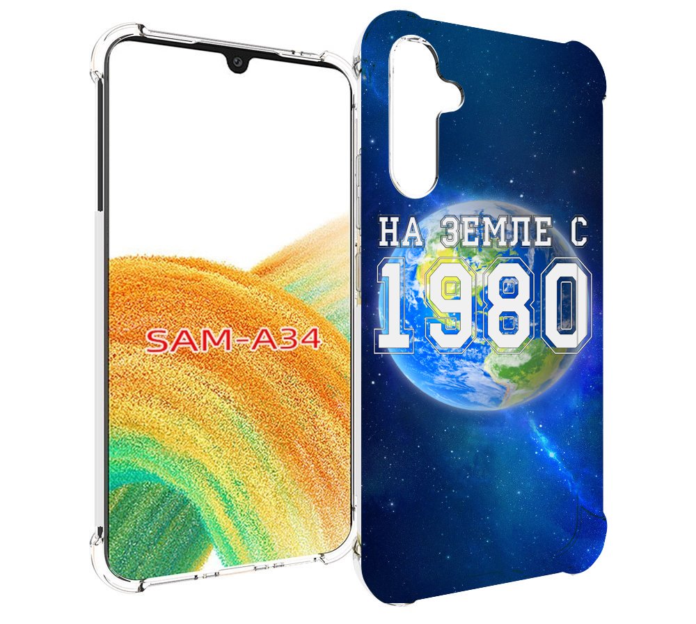 

Чехол MyPads На-Земле-с-1980 для Samsung Galaxy A34, Tocco