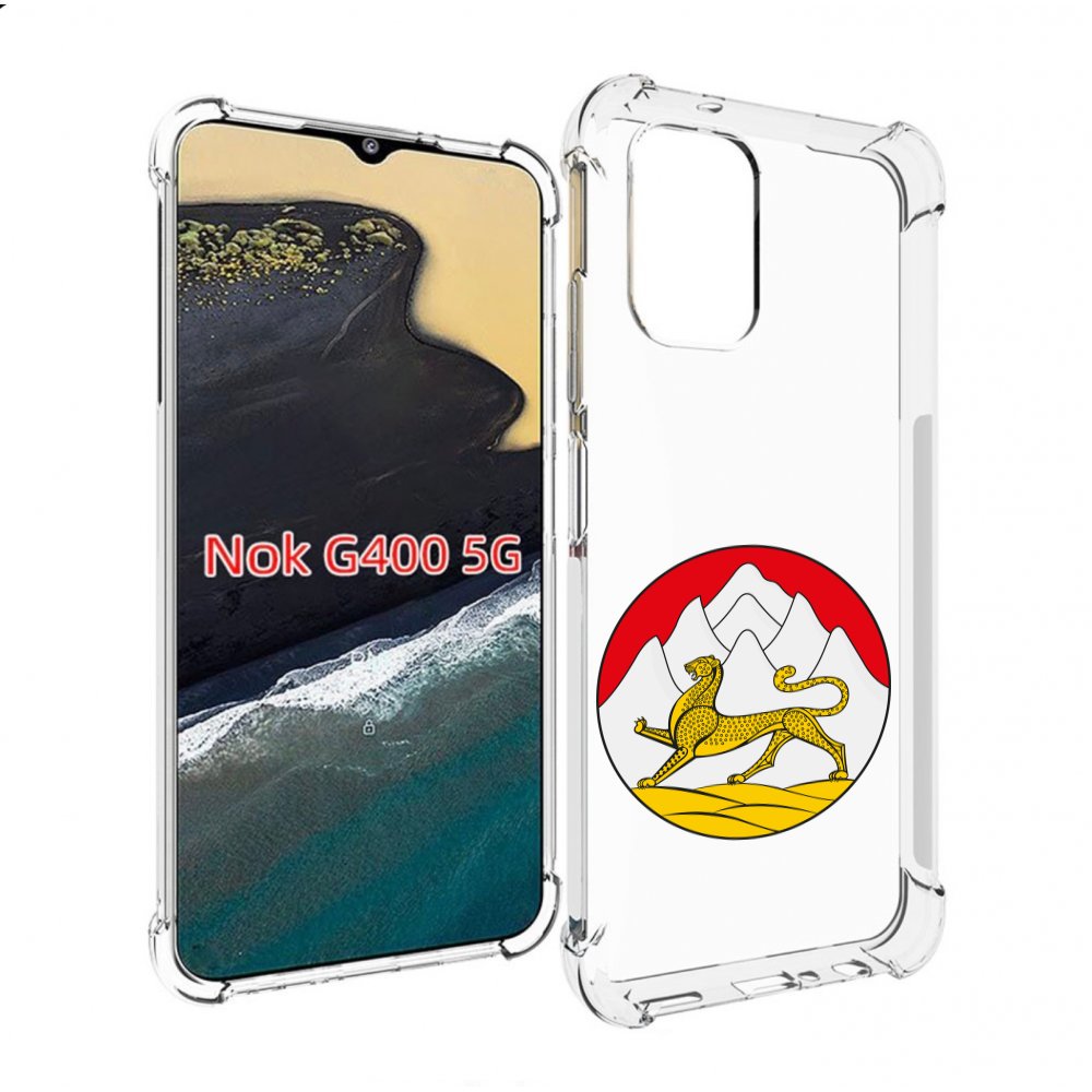 

Чехол MyPads герб-северная-осетия для Nokia G400 5G, Прозрачный, Tocco