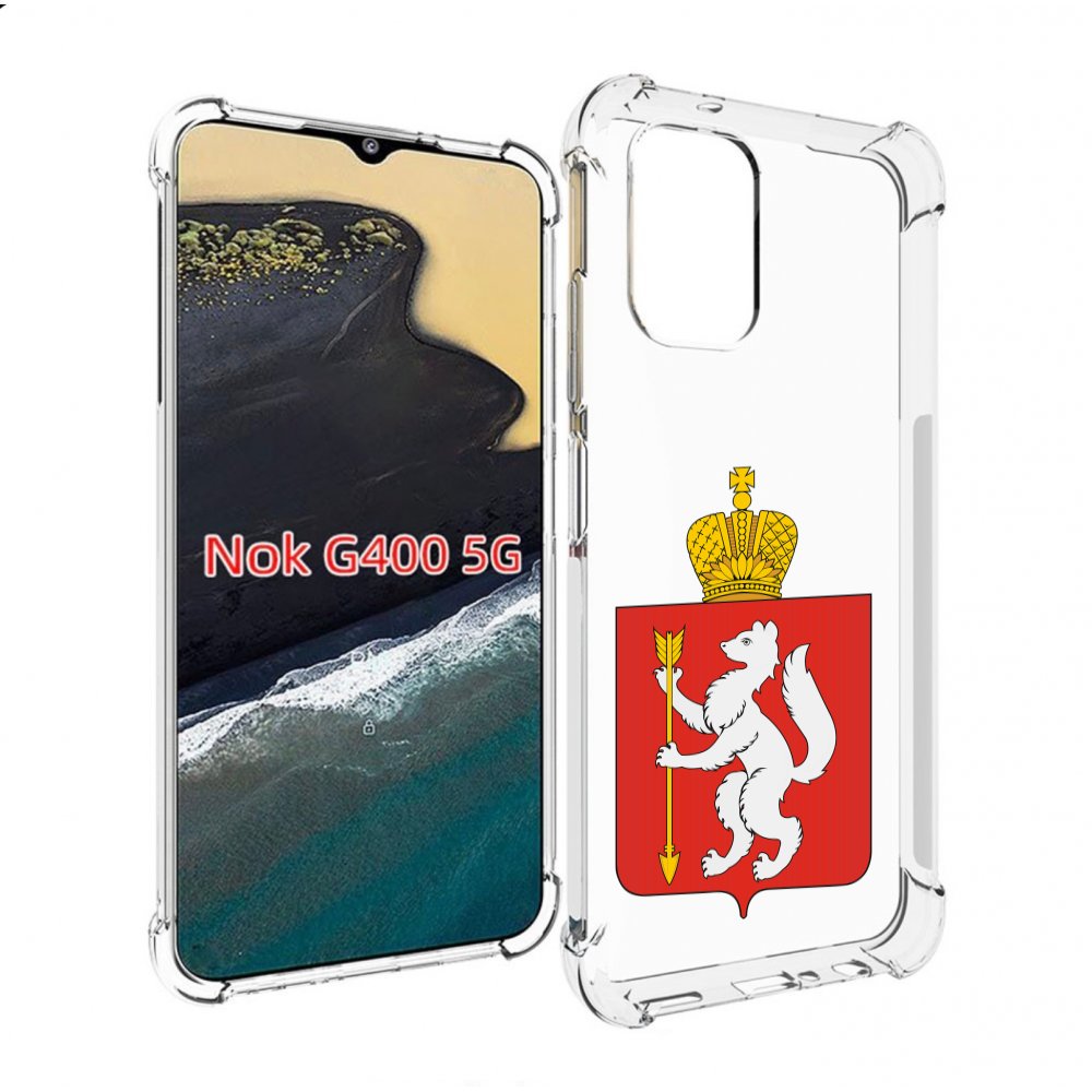 

Чехол MyPads герб-свердловская-область-екатеринбург для Nokia G400 5G, Прозрачный, Tocco