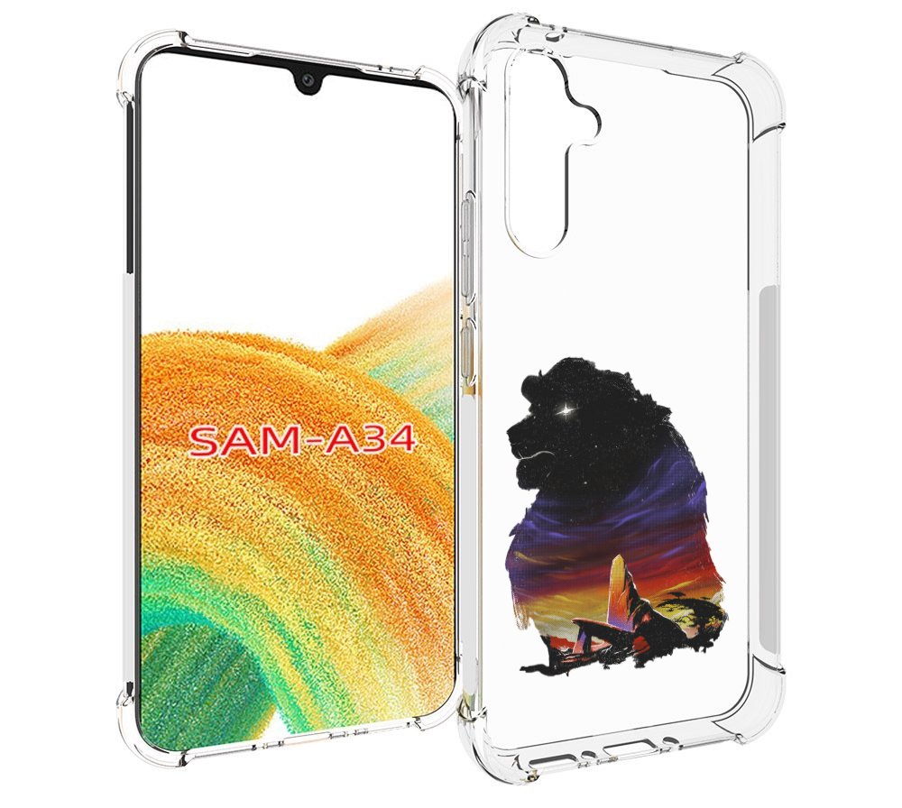 

Чехол MyPads Муфаса для Samsung Galaxy A34, Tocco