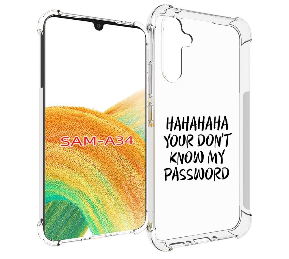 

Чехол MyPads Мой-пароль для Samsung Galaxy A34, Tocco