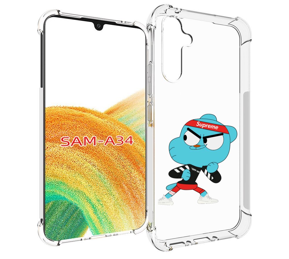 

Чехол MyPads Модный-Гамбол для Samsung Galaxy A34, Tocco