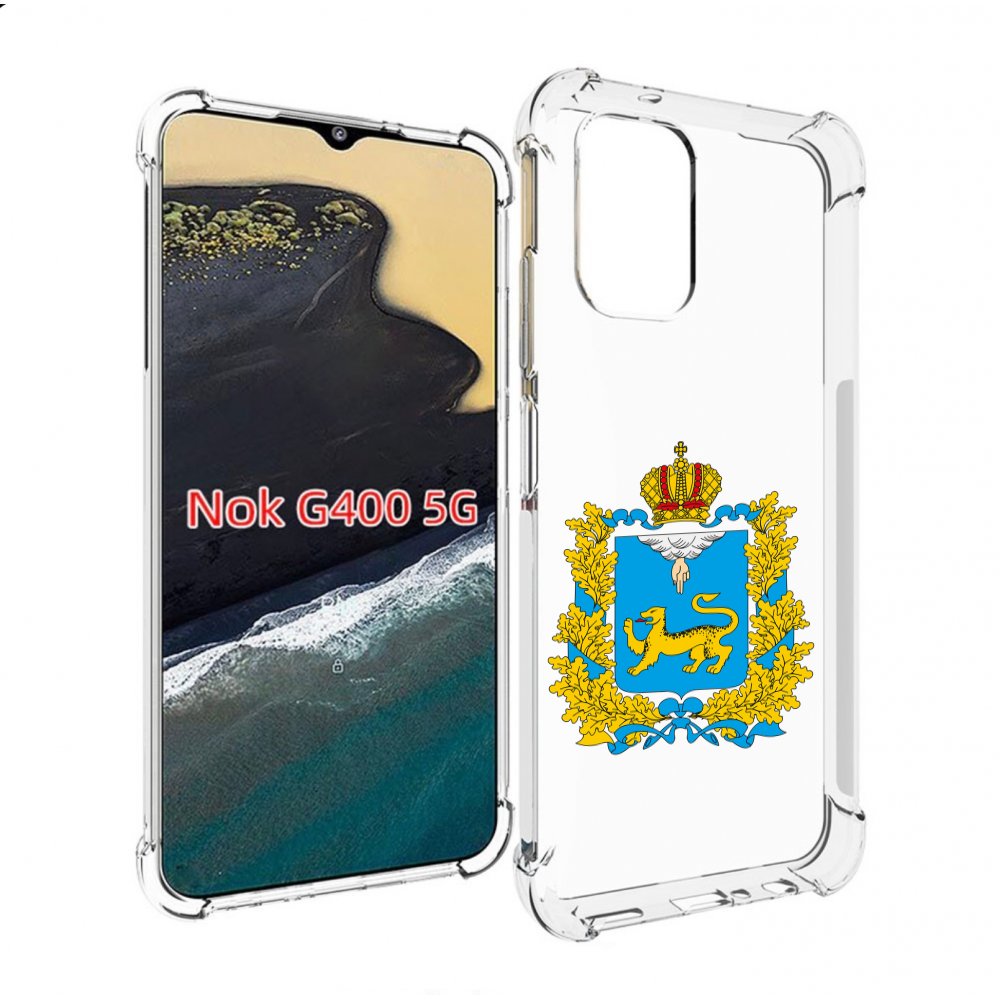 

Чехол MyPads герб-псковская-область для Nokia G400 5G, Прозрачный, Tocco