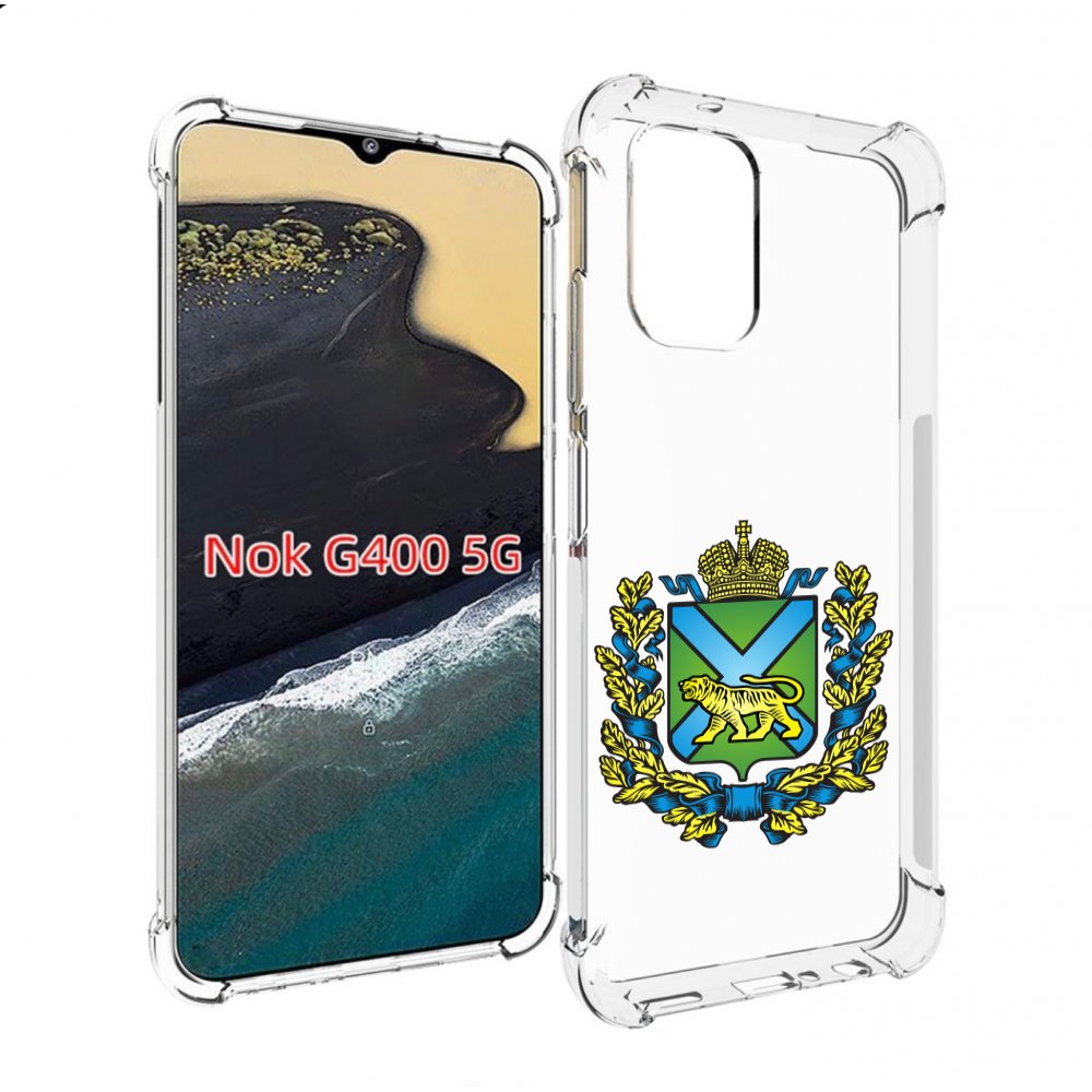 

Чехол MyPads герб-приморскии-краи для Nokia G400 5G, Прозрачный, Tocco