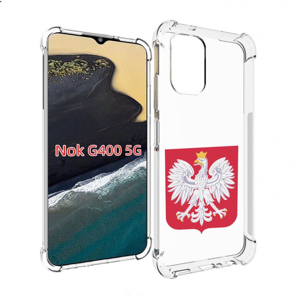 

Чехол MyPads герб-польши для Nokia G400 5G, Прозрачный, Tocco