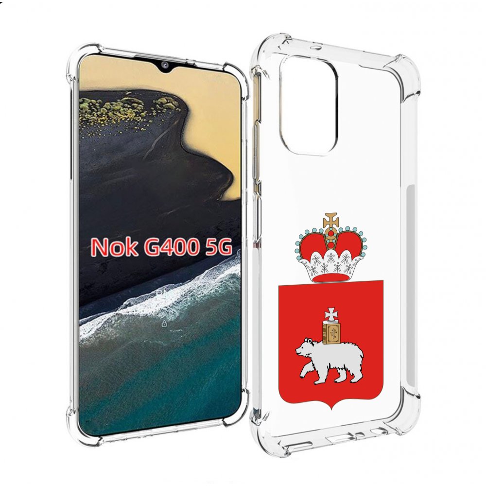 

Чехол MyPads герб-пермскии-краи для Nokia G400 5G, Прозрачный, Tocco
