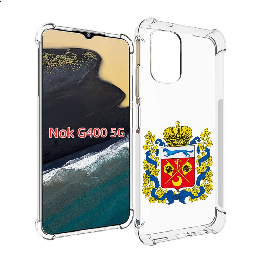 

Чехол MyPads герб-оренбургская-область для Nokia G400 5G, Прозрачный, Tocco