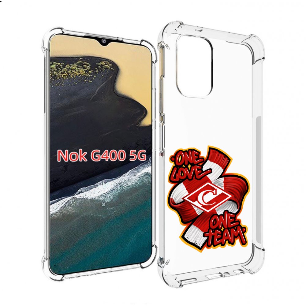 

Чехол MyPads ФК спарак 1 любовь для Nokia G400 5G, Прозрачный, Tocco