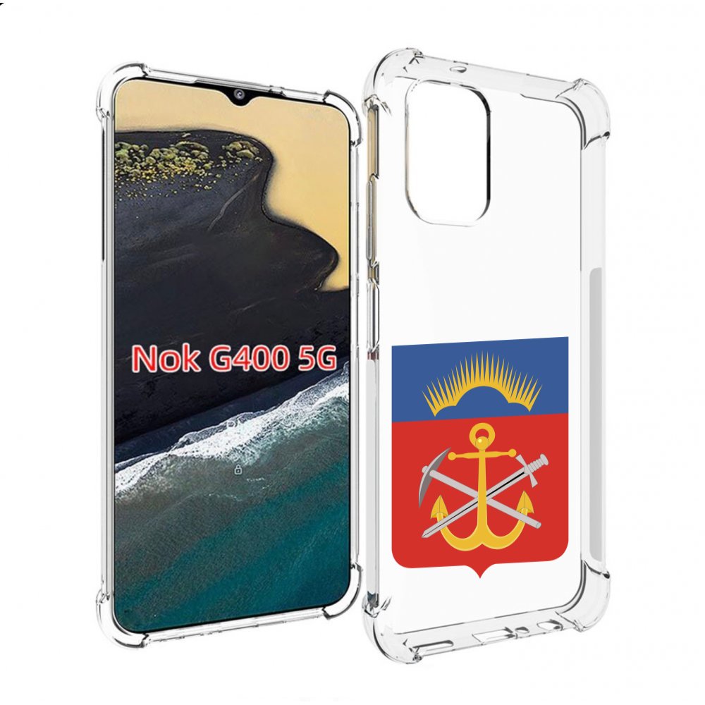

Чехол MyPads герб-мурманская-область для Nokia G400 5G, Прозрачный, Tocco