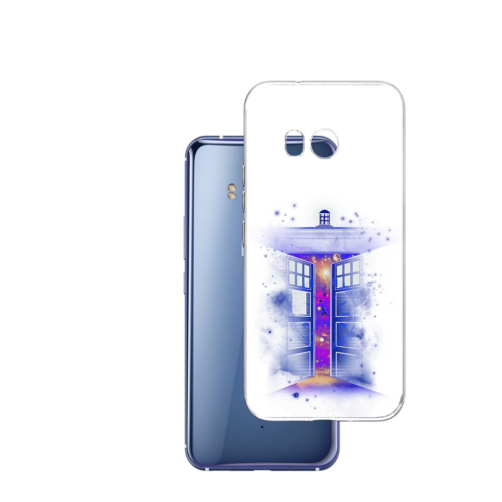 

Чехол MyPads Tocco для HTC U11 фиолетовый уголок абстракция, Прозрачный, Tocco