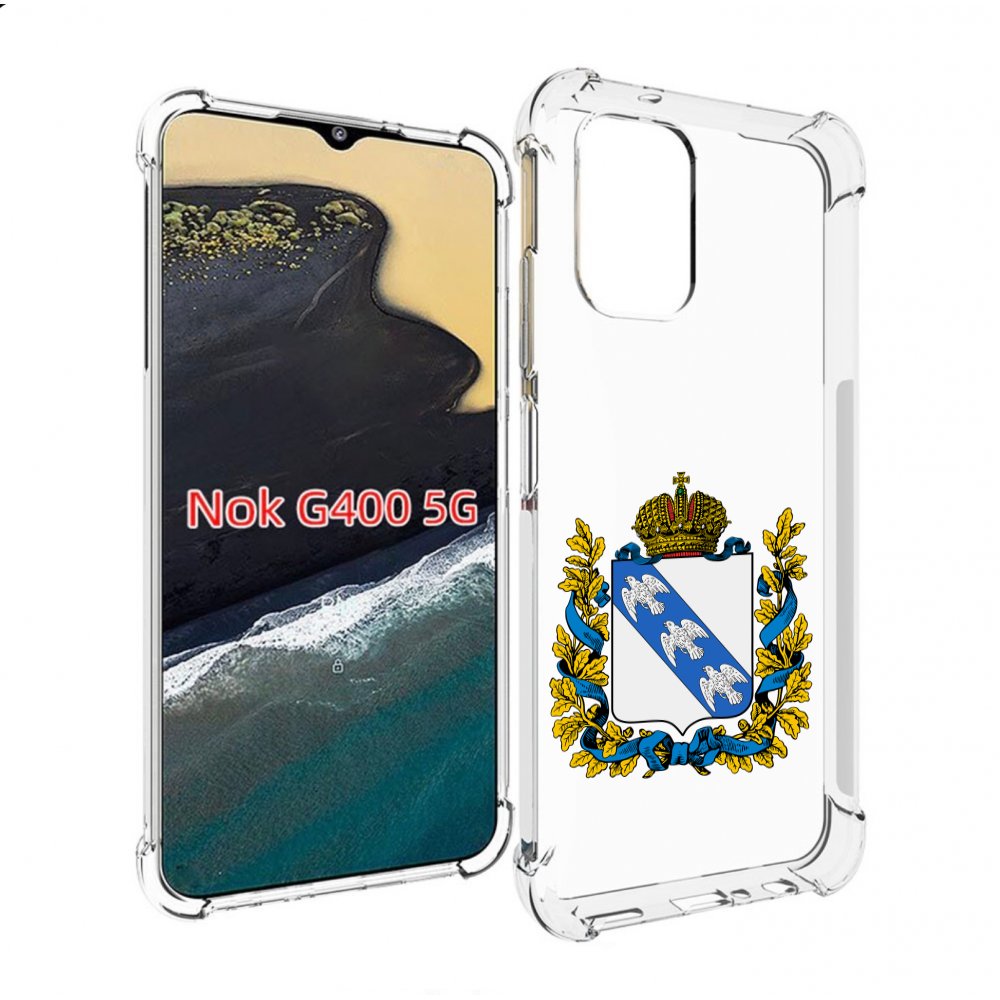 

Чехол MyPads герб-курская-область для Nokia G400 5G, Прозрачный, Tocco