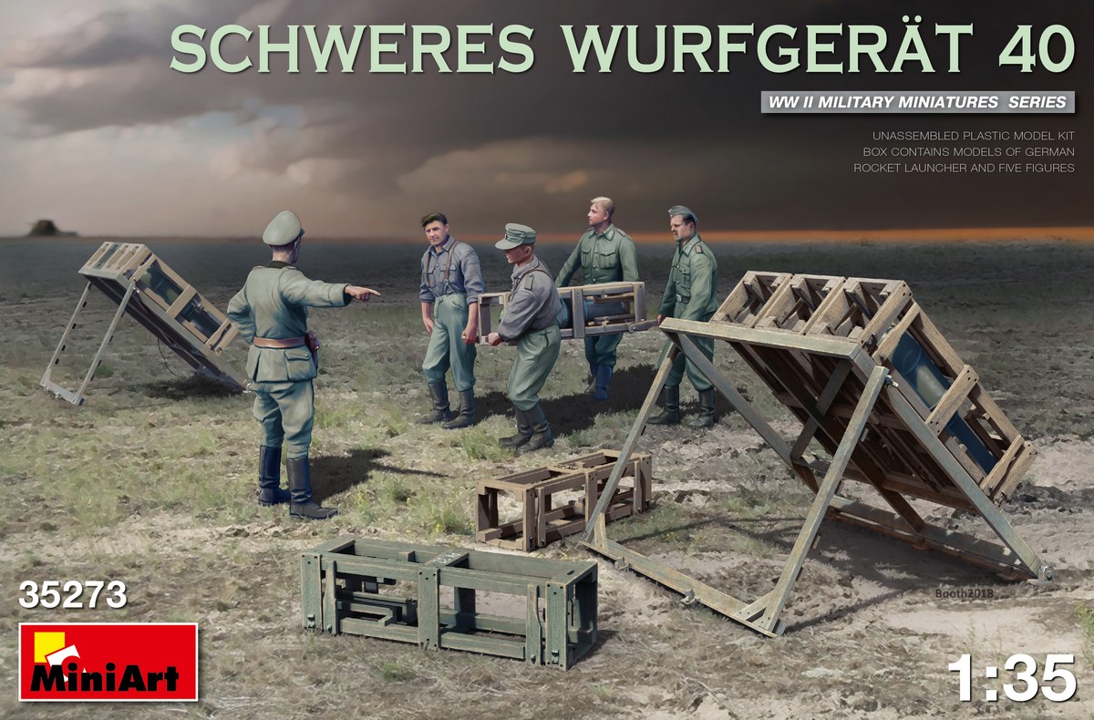 фото Сборная модель miniart 1/35 schweres wurfgerat 40 35273