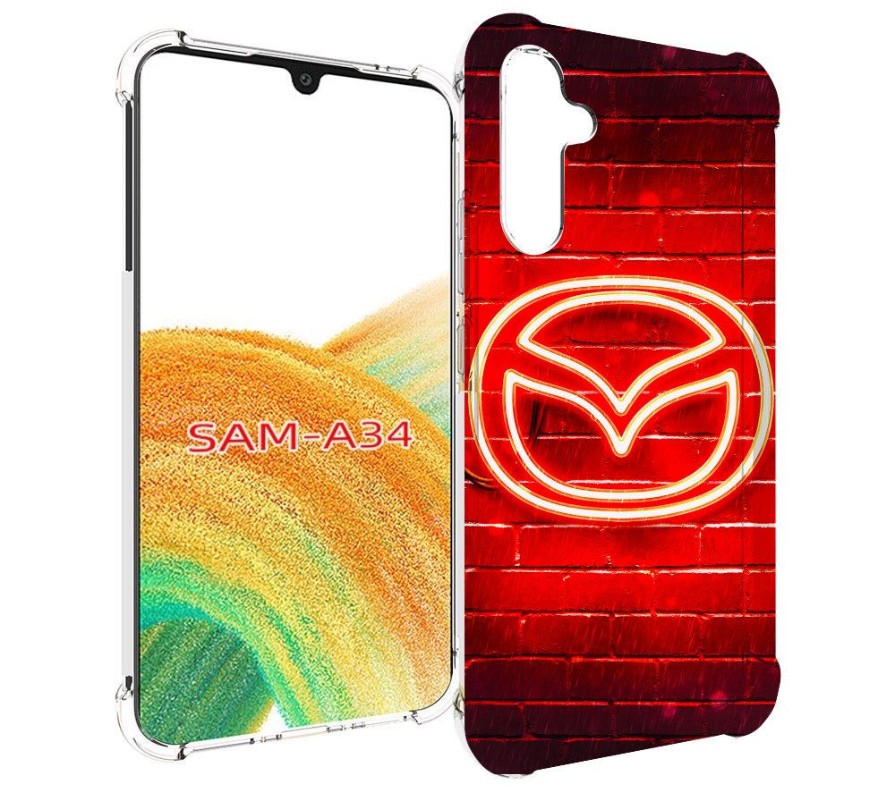

Чехол MyPads Мазда для Samsung Galaxy A34, Tocco