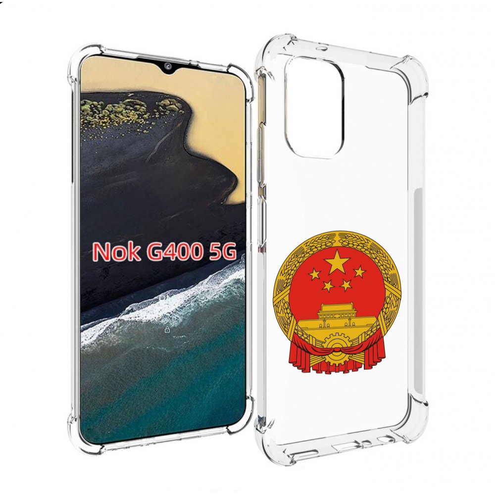 

Чехол MyPads герб-китаи для Nokia G400 5G, Прозрачный, Tocco