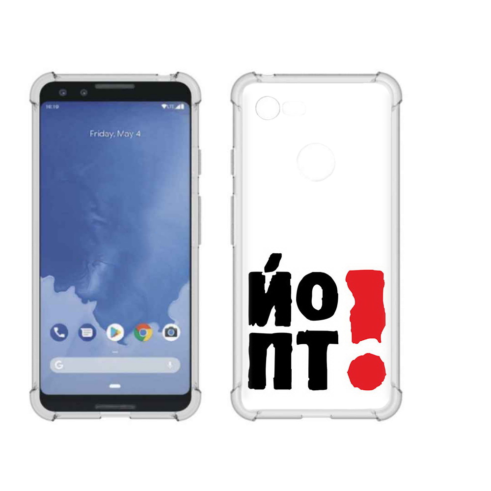 

Чехол MyPads Tocco для Google Pixel 3 надписть абстракция, Прозрачный, Tocco
