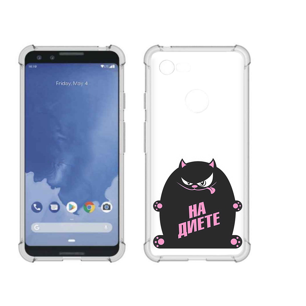 

Чехол MyPads Tocco для Google Pixel 3 на диете, Прозрачный, Tocco
