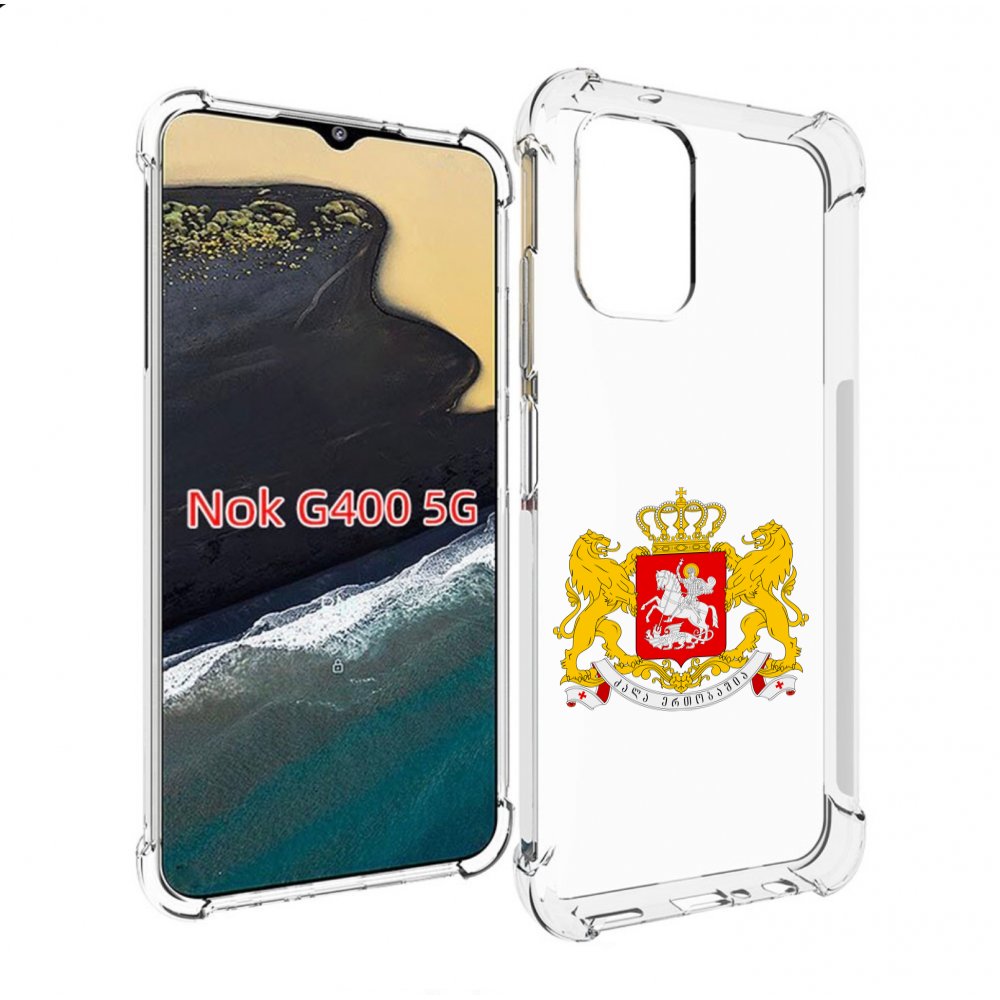 

Чехол MyPads герб-грузии для Nokia G400 5G, Прозрачный, Tocco