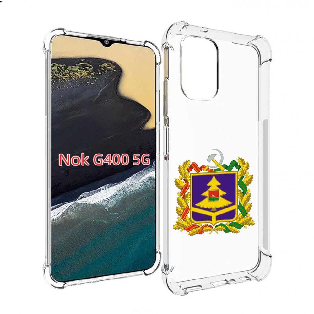 

Чехол MyPads герб-брянскои-области для Nokia G400 5G, Прозрачный, Tocco