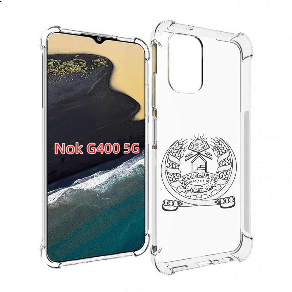

Чехол MyPads герб-афганистан для Nokia G400 5G, Прозрачный, Tocco