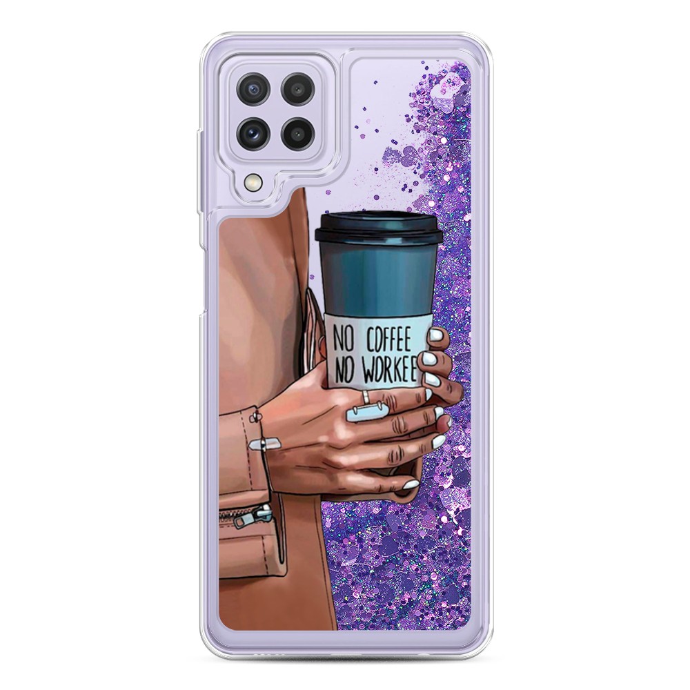 

Чехол Awog на Samsung Galaxy A22 / Самсунг A22 "No coffee", Разноцветный, 2103192-1