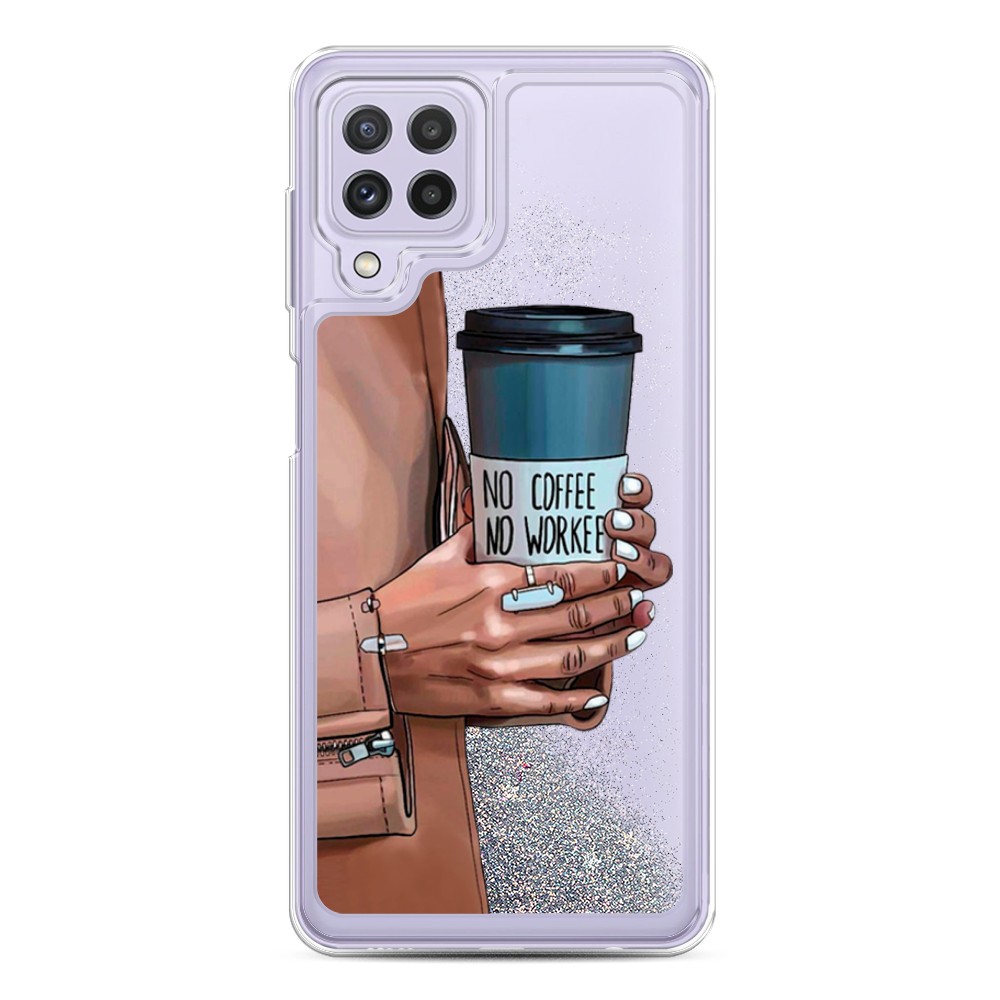 

Чехол Awog на Samsung Galaxy A22 / Самсунг A22 "No coffee", Разноцветный, 2103191-1