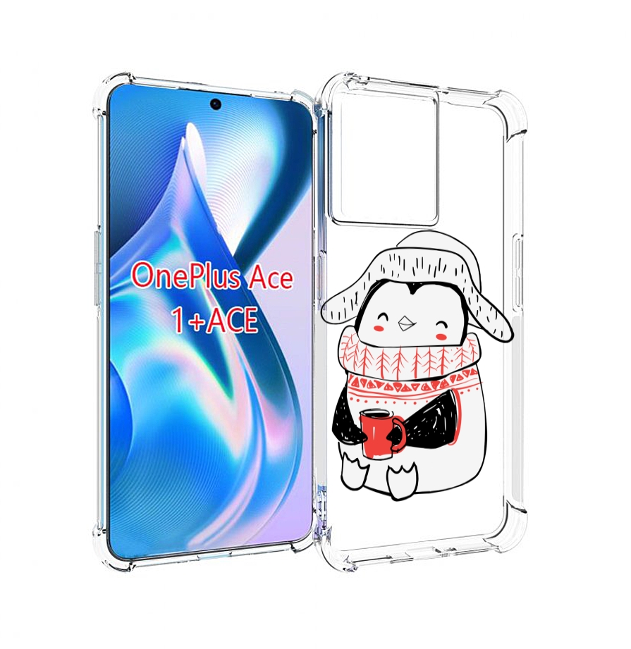 

Чехол MyPads Милый пингвин для OnePlus Ace, Прозрачный, Tocco