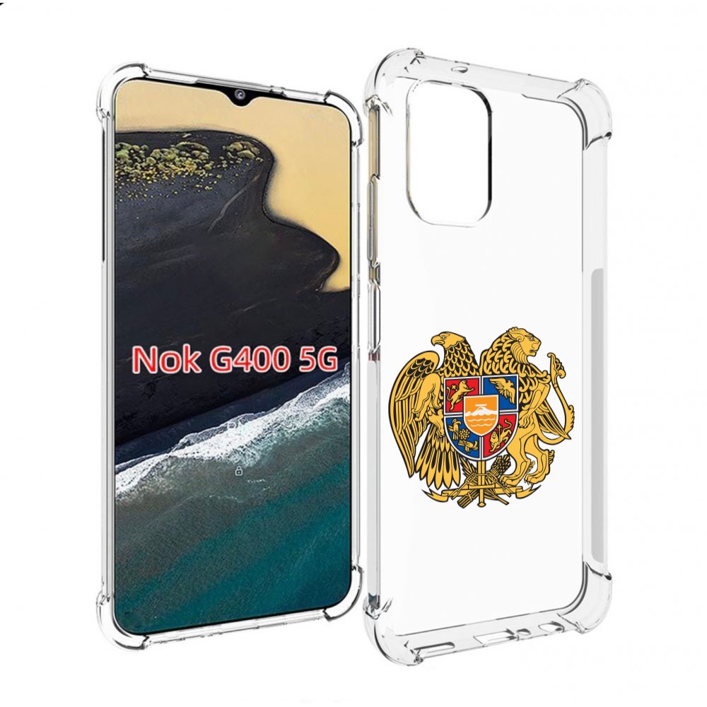 

Чехол MyPads герб-армении для Nokia G400 5G, Прозрачный, Tocco