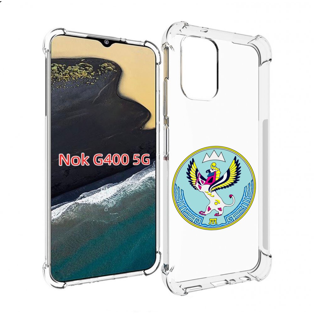 

Чехол MyPads герб-алтаи-горно-алтаиск для Nokia G400 5G, Прозрачный, Tocco