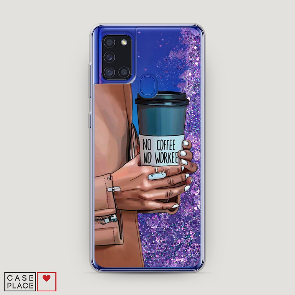 

Чехол Awog на Samsung Galaxy A21s / Самсунг A21s "No coffee", Разноцветный, 2100292-1