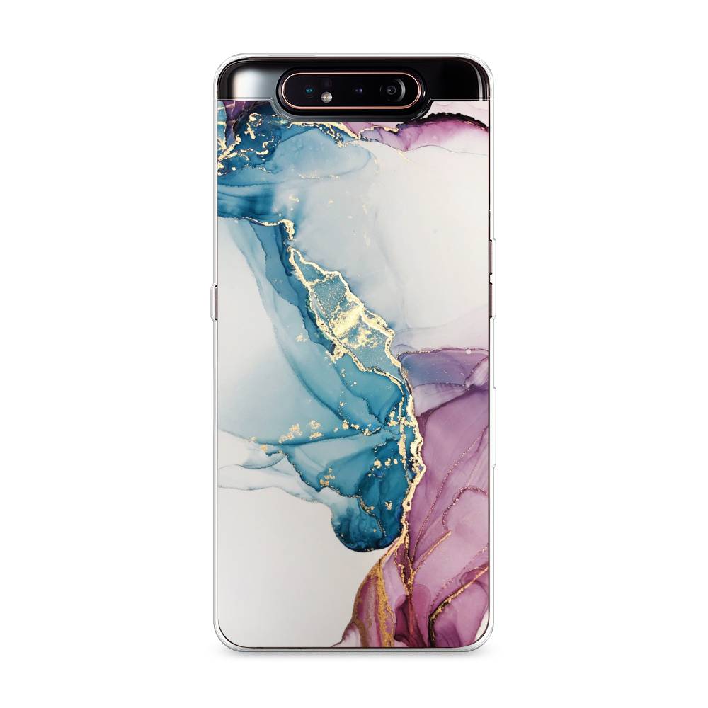 

Чехол на Samsung Galaxy A80 "Розовые разводы рисунок", 28350-3