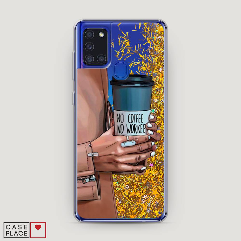 

Чехол Awog на Samsung Galaxy A21s / Самсунг A21s "No coffee", Разноцветный, 2100290-1