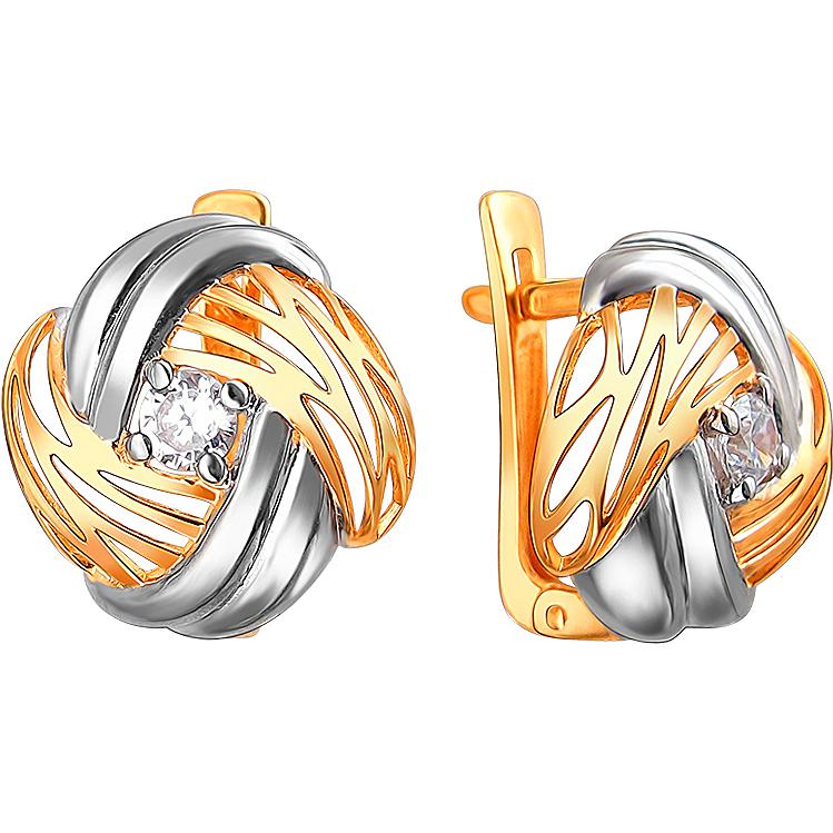 

Серьги женские из золота Эстет 01С1111521Р, фианит, 01С1111521Р