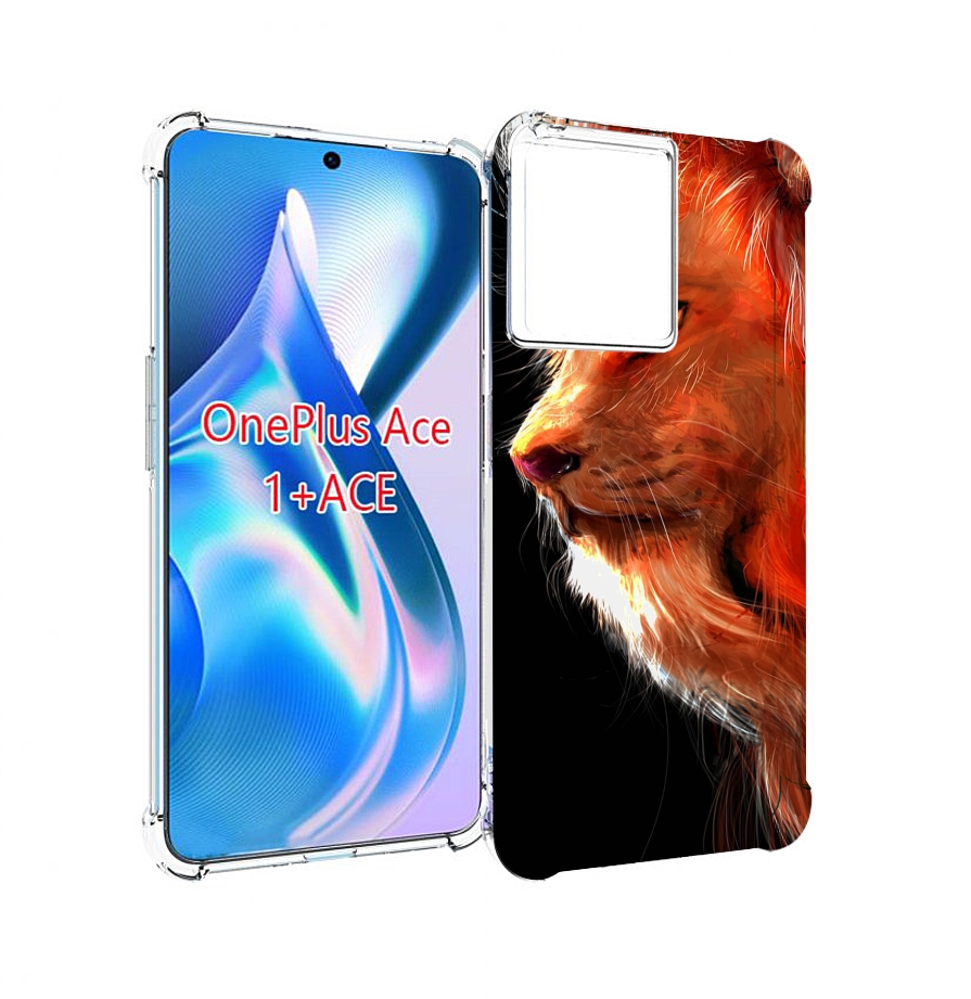 

Чехол MyPads Арт-рисунок-льва мужской для OnePlus Ace, Прозрачный, Tocco