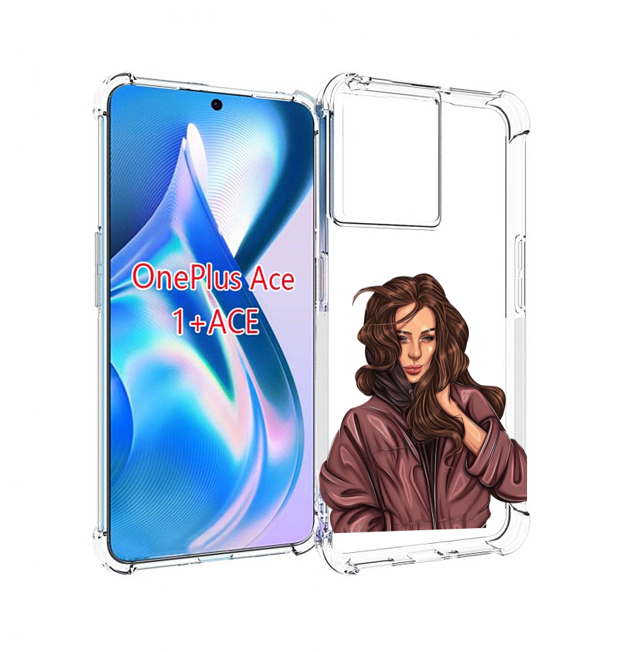 

Чехол MyPads Арт-рисунок-девушки для OnePlus Ace, Прозрачный, Tocco
