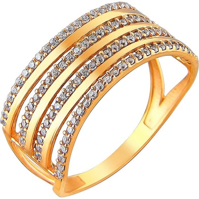 

Кольцо из серебра с фианитом р. 18 Эстет 01К1510773А, 01К1510773А