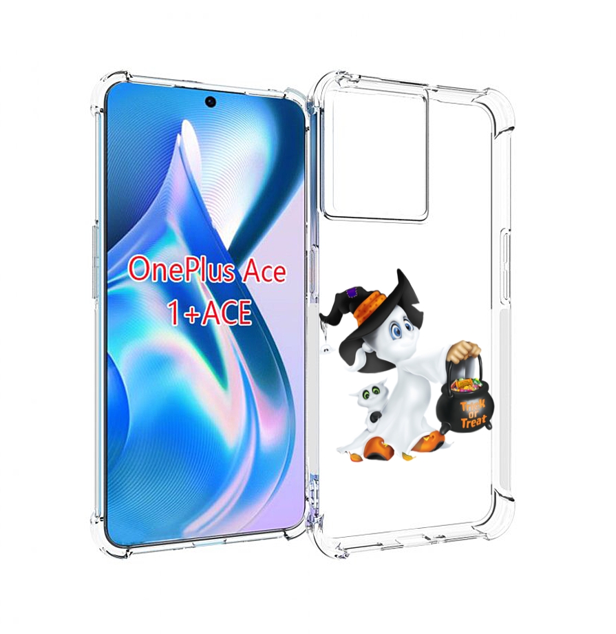 

Чехол MyPads Маленький призрак для OnePlus Ace, Прозрачный, Tocco