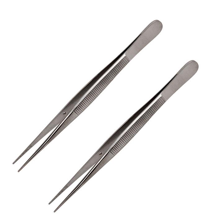 

Комплект пинцетов прямых анатомических Sammar П-37-618 150х0,6 2 шт. медицинская сталь