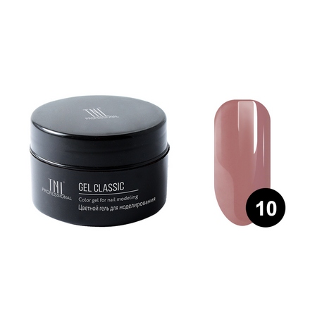 

Гель TNL Professional Classiс №10 камуфлирующий темно-розовый 18 мл