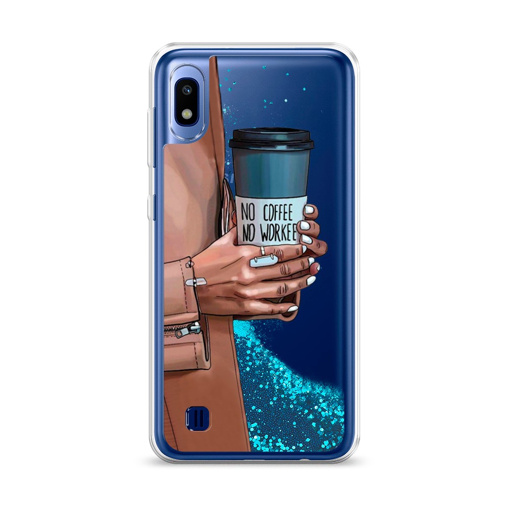 

Чехол Awog на Samsung Galaxy A10 "No coffee", Разноцветный, 27993-1