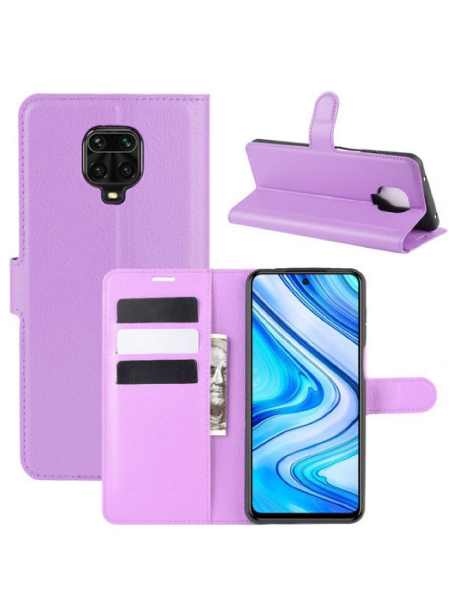 

Brodef Wallet чехол книжка для Xiaomi Redmi Note 9 Pro/Redmi Note 9S черный