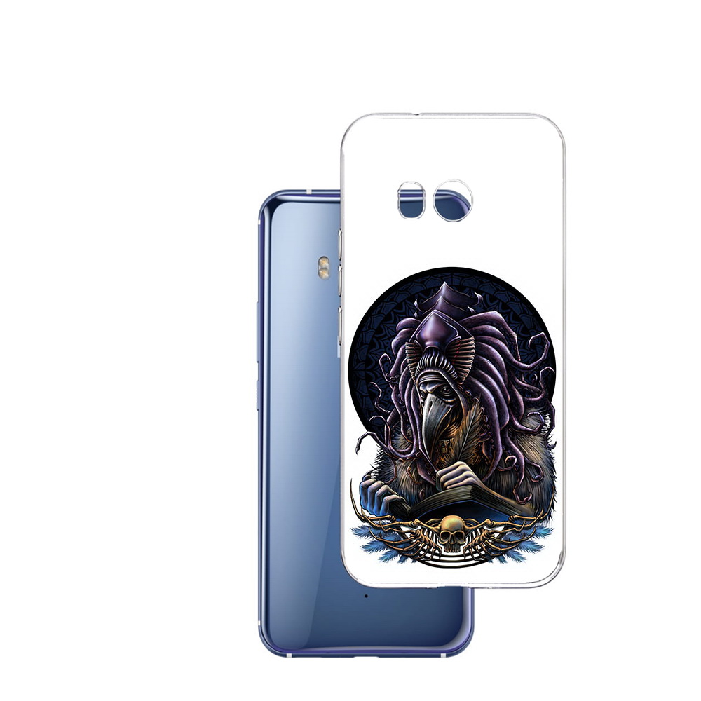

Чехол MyPads Tocco для HTC U11 умный ворон, Прозрачный, Tocco