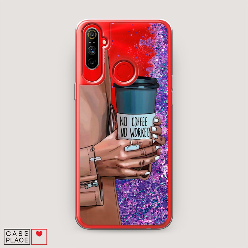 

Чехол Awog на Realme C3 "No coffee", Разноцветный, 253092-1