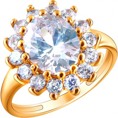 

Кольцо из серебра р. , Эстет 01К1510758А, фианит, 01К1510758А