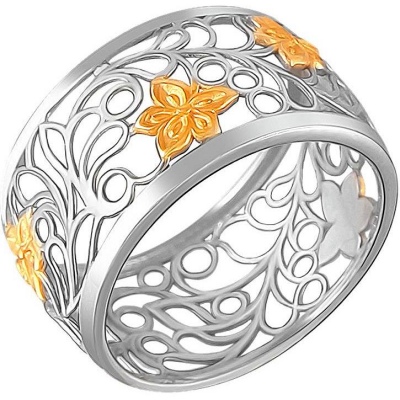 

Кольцо из серебра р. 18,5 Эстет 01К0510925АР, 01К0510925АР