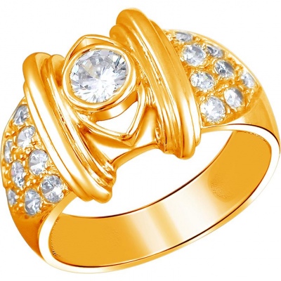 

Кольцо из серебра с фианитом р. 18,5 Эстет 01К1511451А, 01К1511451А