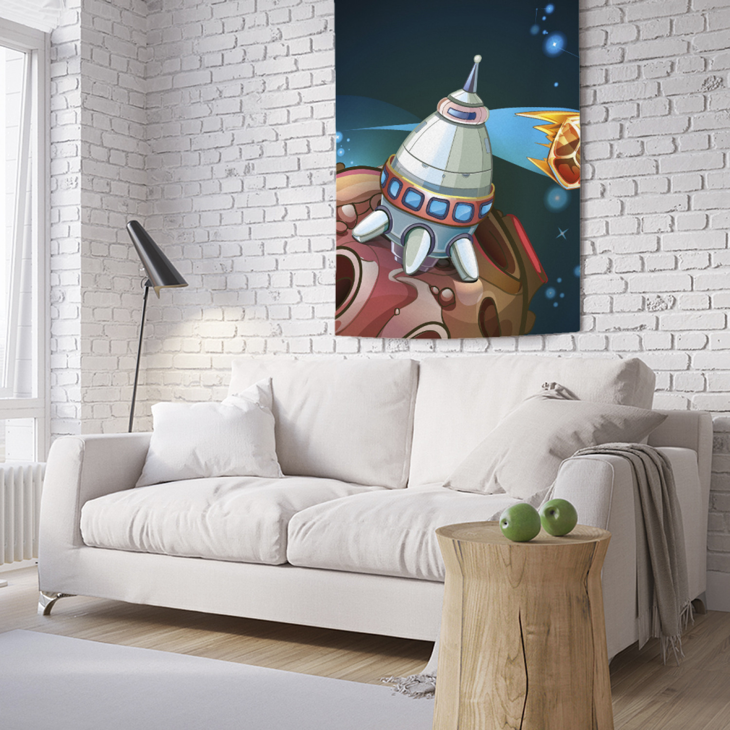 

Вертикальное фотопанно на стену JoyArty Космические будни 100x150 см, Космические будни